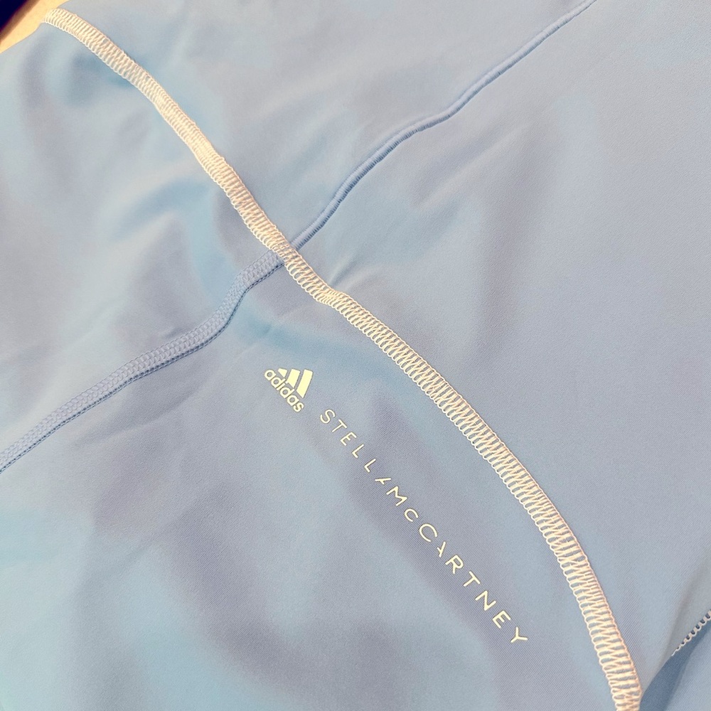 NWOT adidas by Stella McCartney high waist leggings blue - Picture 14 of 14